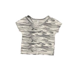 HYBRID SHORT SLEEVE‎ GRAY CAMO TEE SHIRT TOP S